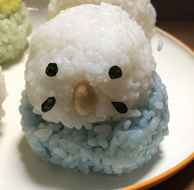 キャラ弁用青いご飯の作り方