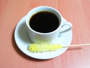 コーヒーとロックキャンディー