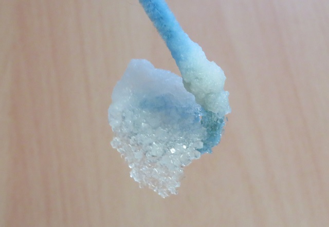 モールについた塩の結晶